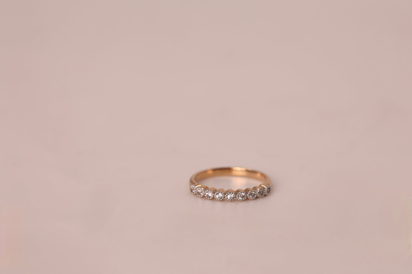 Ever Ring - 14K Solid Gold Diamond Ring
