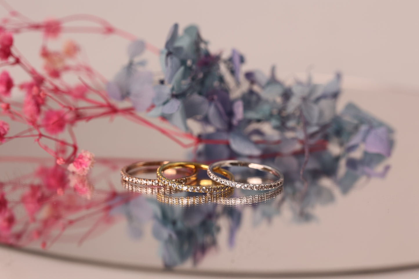 Lumière Pavé Band - 14K Solid Gold Diamond Band
