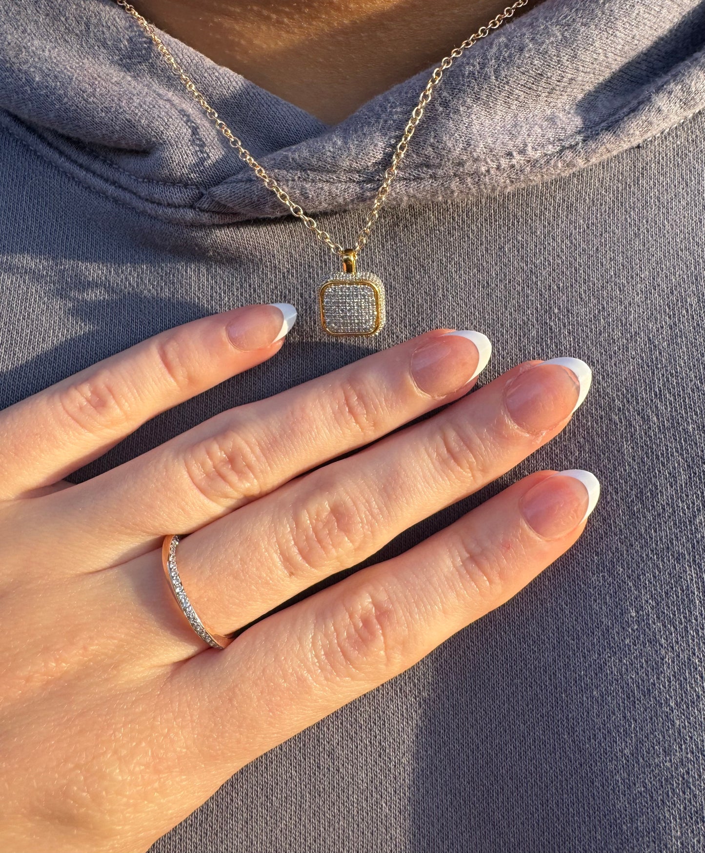 Classic Sweep Pavé Ring - 14k Solid Gold Diamond Ring