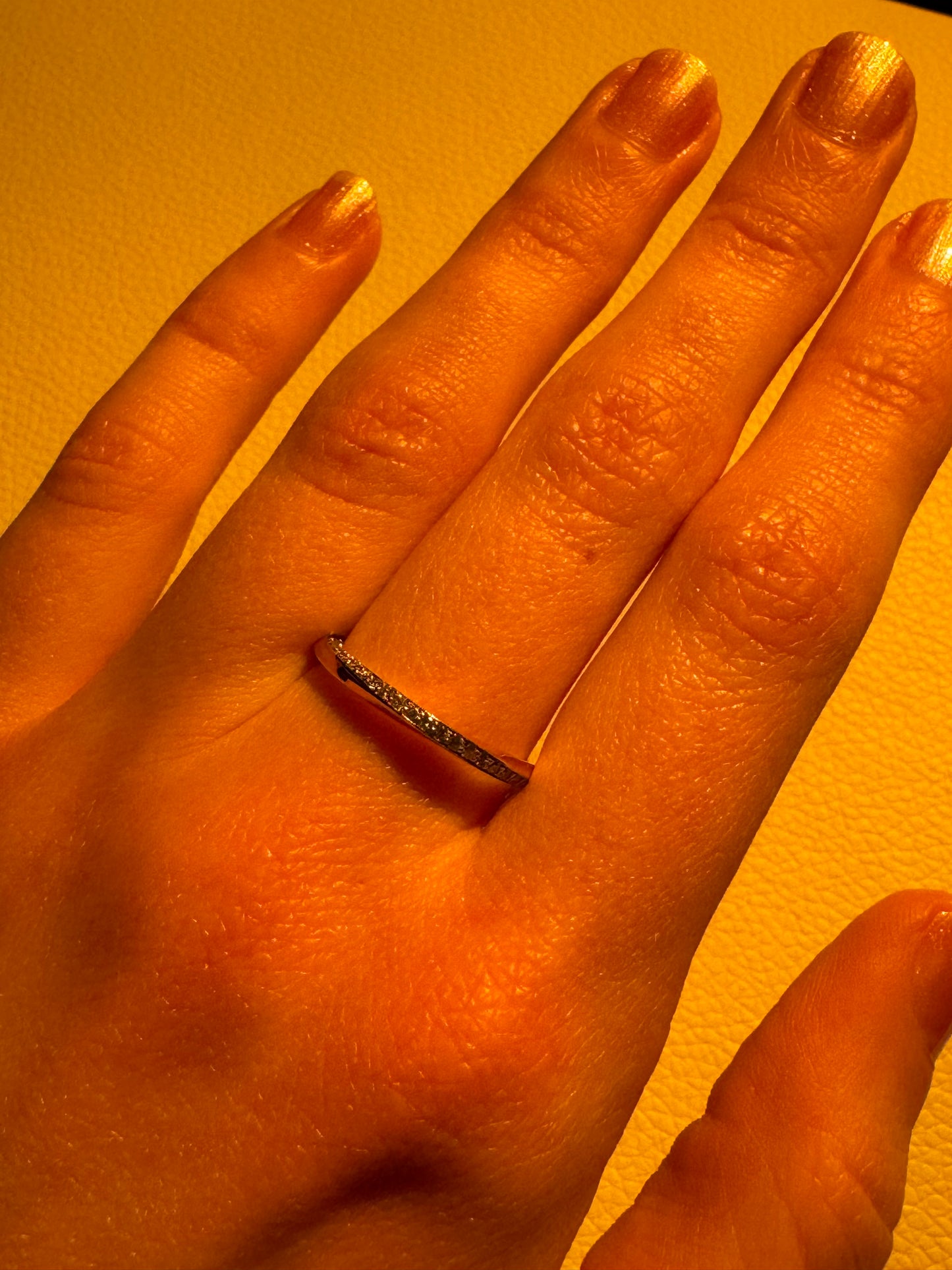 Classic Sweep Pavé Ring - 14k Solid Gold Diamond Ring