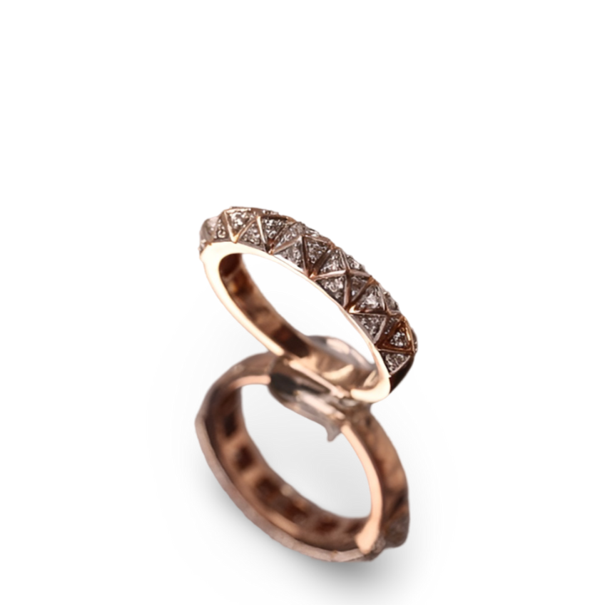 Boundless Brilliance Band - 14K Solid Gold Diamond Ring