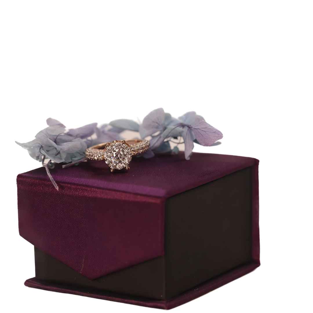 Pure Band - 14K Solid Gold Diamond Ring