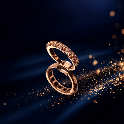 Boundless Brilliance Band - 14K Solid Gold Diamond Ring