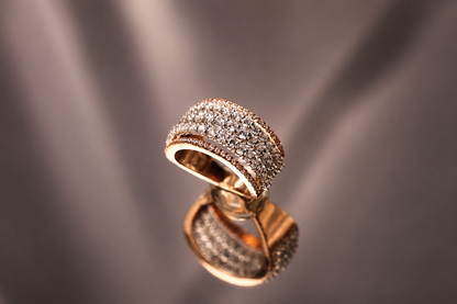 Empress Band - 14K Solid Gold Diamond Ring