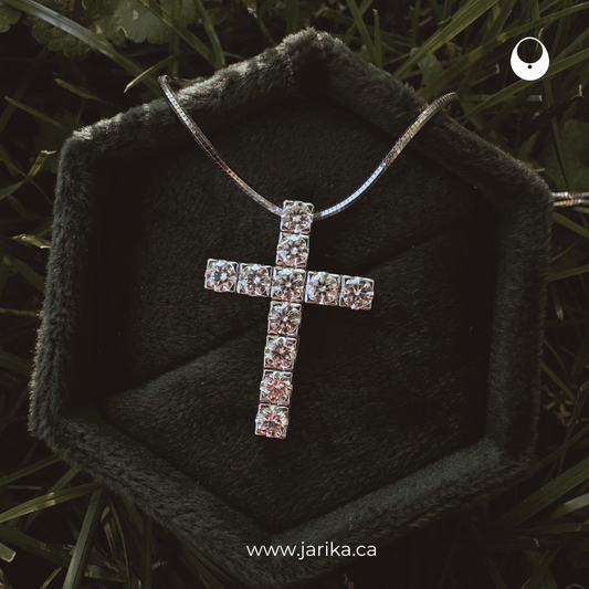 Cross Pendant – Solid Gold and Diamonds