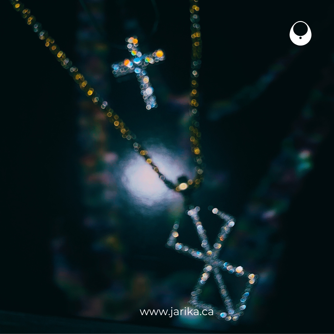 Cross Pendant – Solid Gold and Diamonds
